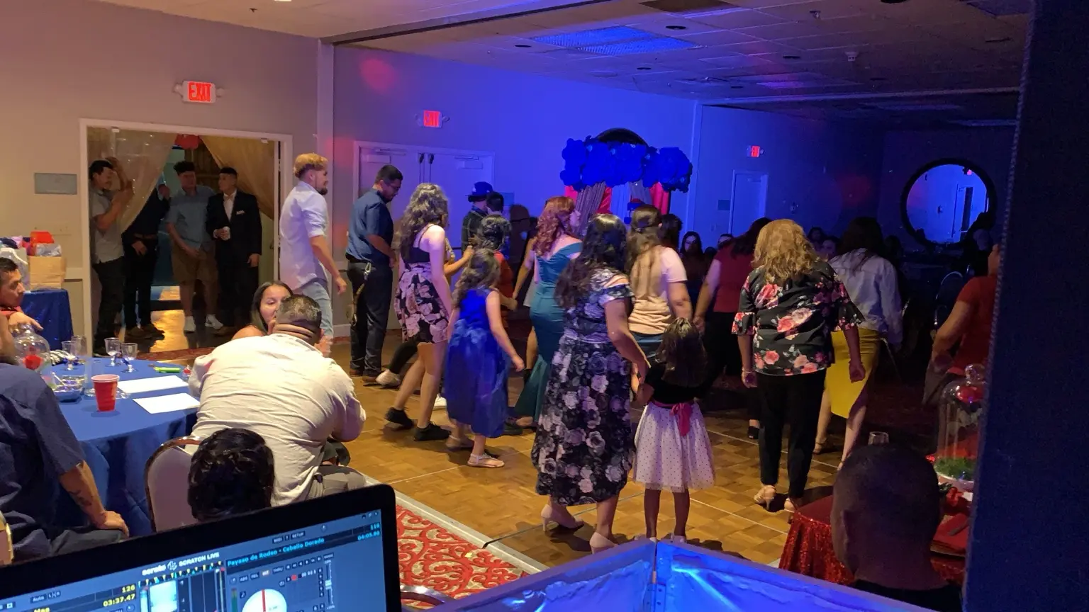 Guests dancing at an Absolute Media Entertainment event